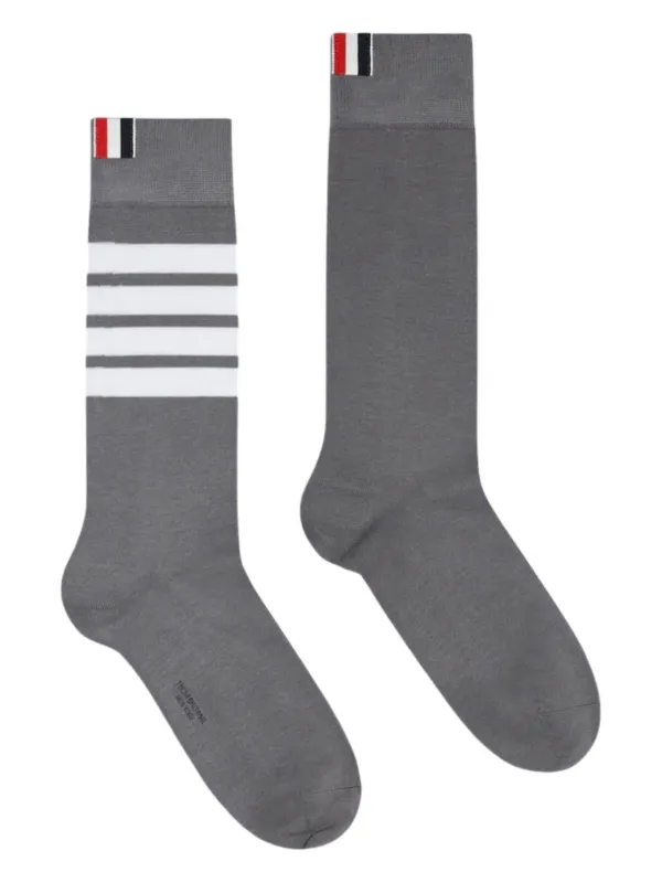 4-bar Mid-calf Socks