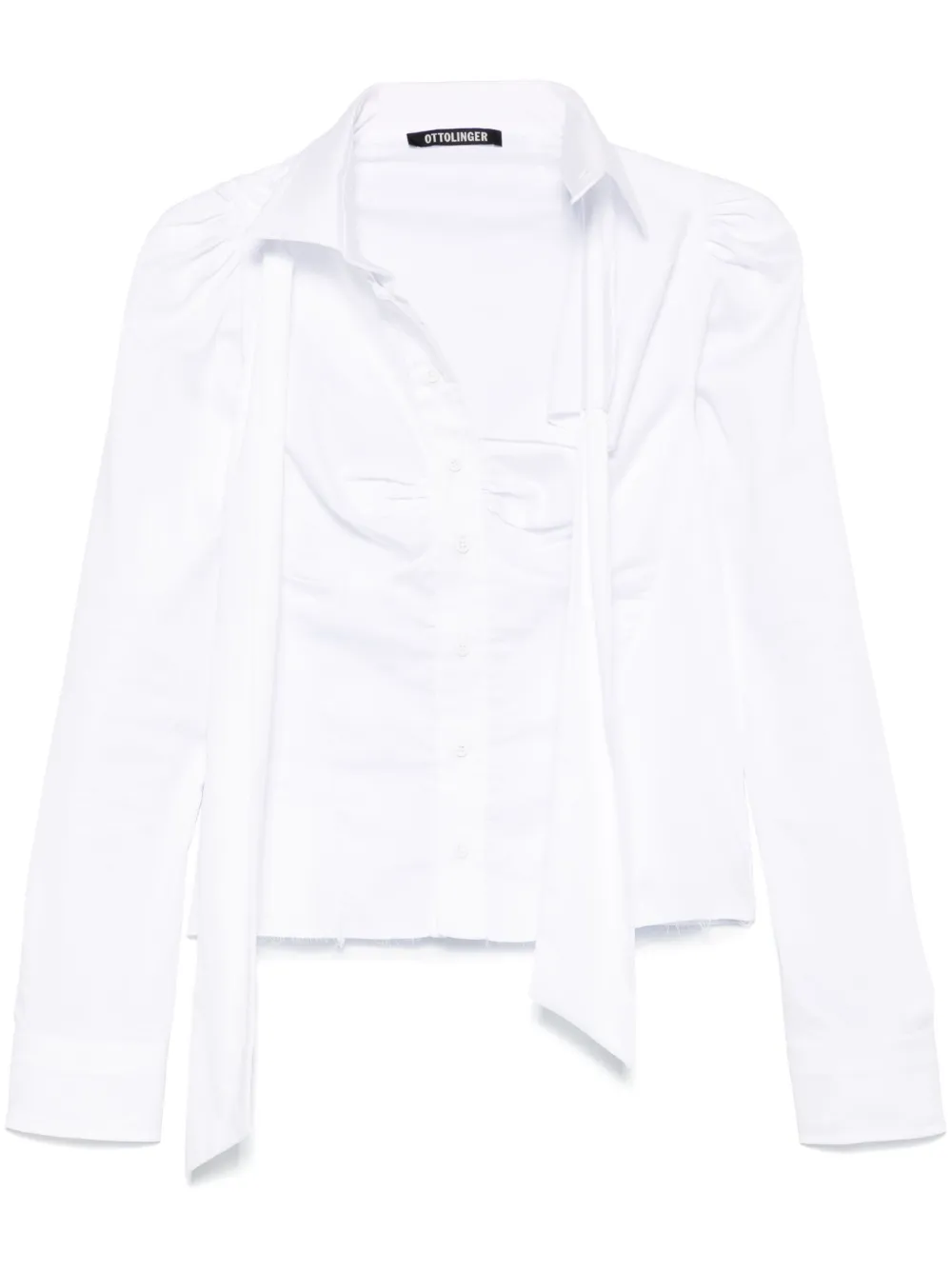 Deconstructed Lavallière Blouse