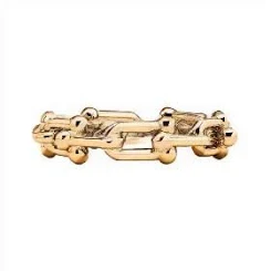 Tiffany HardWear Micro Link Ring in Rose Gold, Size: 10