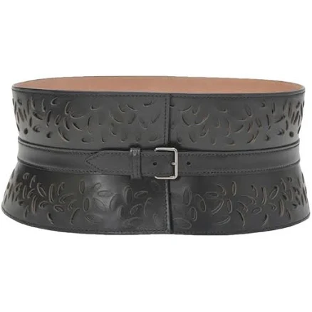 ALAÏA Bustier Belt in Vienne Wave Calfskin