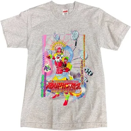 Supreme Electromagnetic Grey Tee