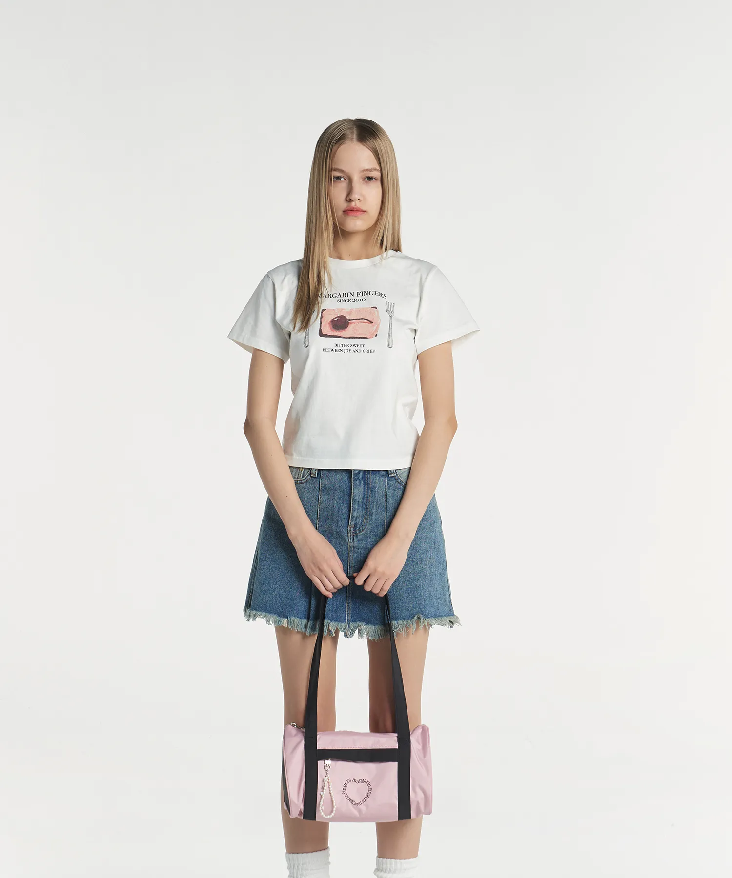 CHERRY CAKE T SHIRT (WHITE)