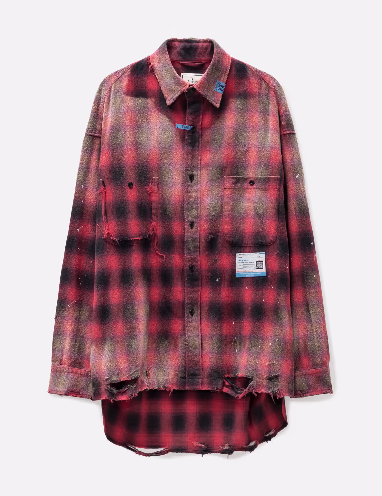 Vintage-Like Check Shirt