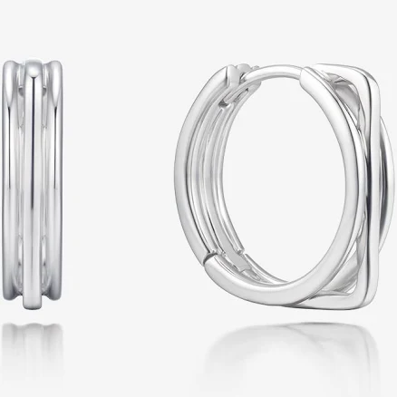 Signature. D Silver Earring