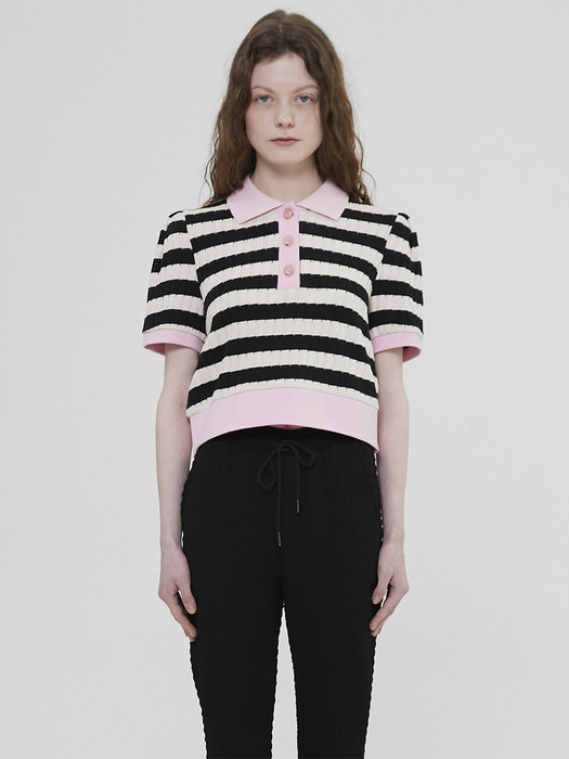 R Stripe Puff T-shirt