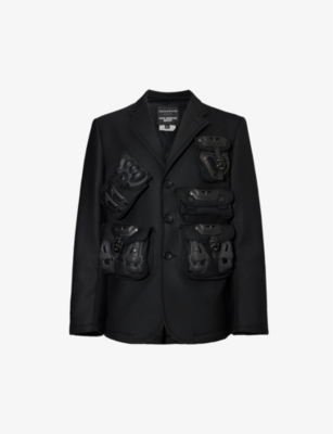 JUNYA WATANABE - Junya Watanabe MAN x Innerraum pocketed regular-fit wool blazer