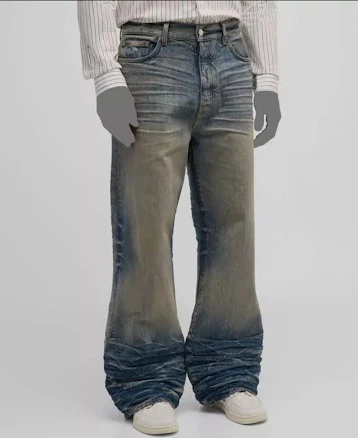 Amiri Men's Baggy Wide-Leg Jeans