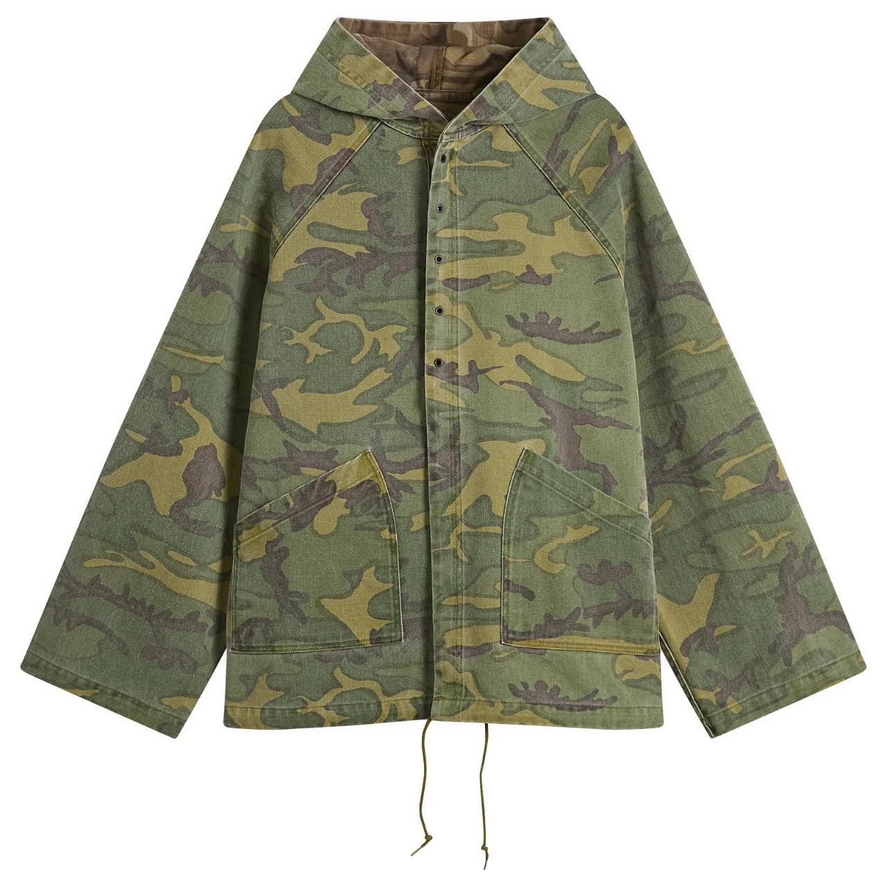 니들스 여성 Reversible Hooded Coat Camo
