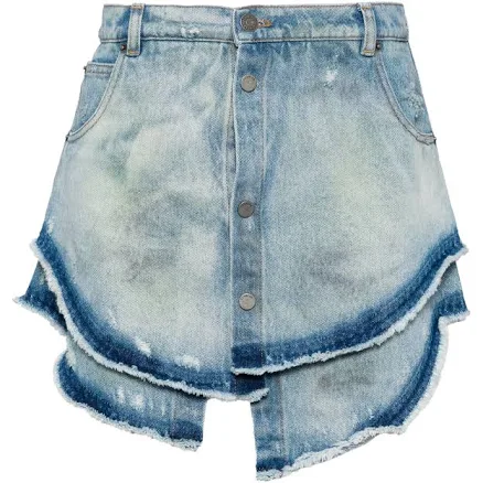 Egonlab Women's Layered Denim Skirt