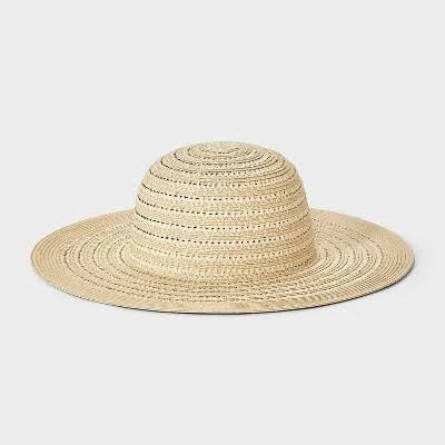 Shade & Shore Packable Straw Floppy Hat