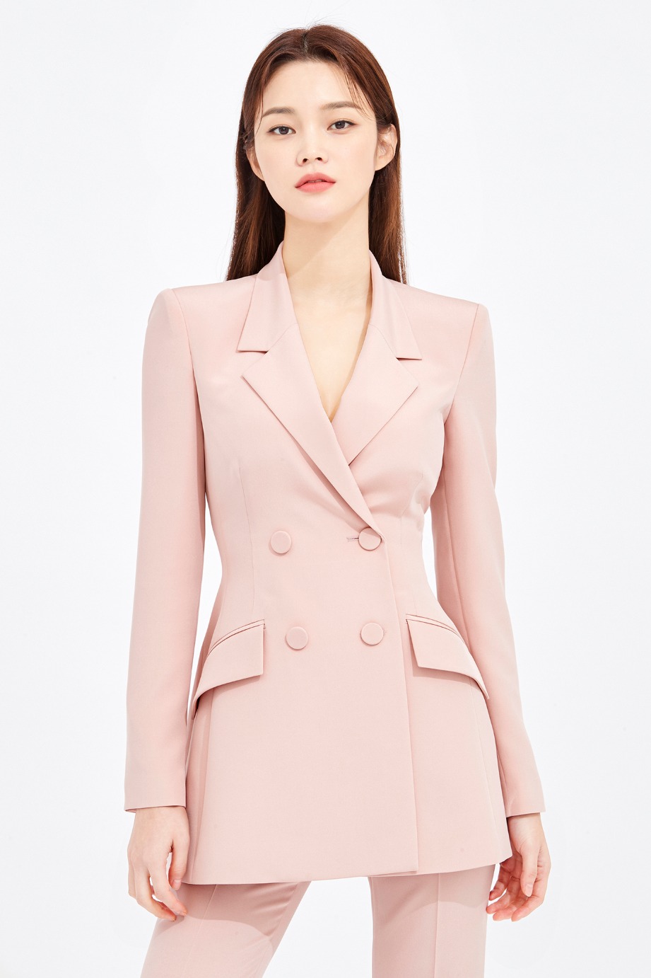 Silk Double Long Jacket