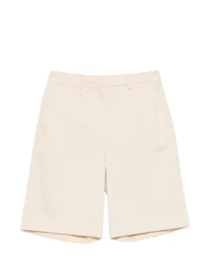 Eyelet-detail Faux-leather Shorts