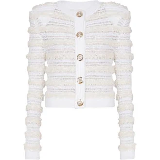 Balmain Tweed Cardigan