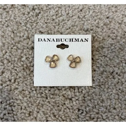 Dana Buchman Flower Stud Earrings