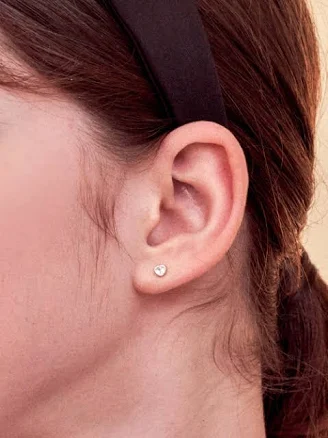 ENGBROX icy heart cubic piercing