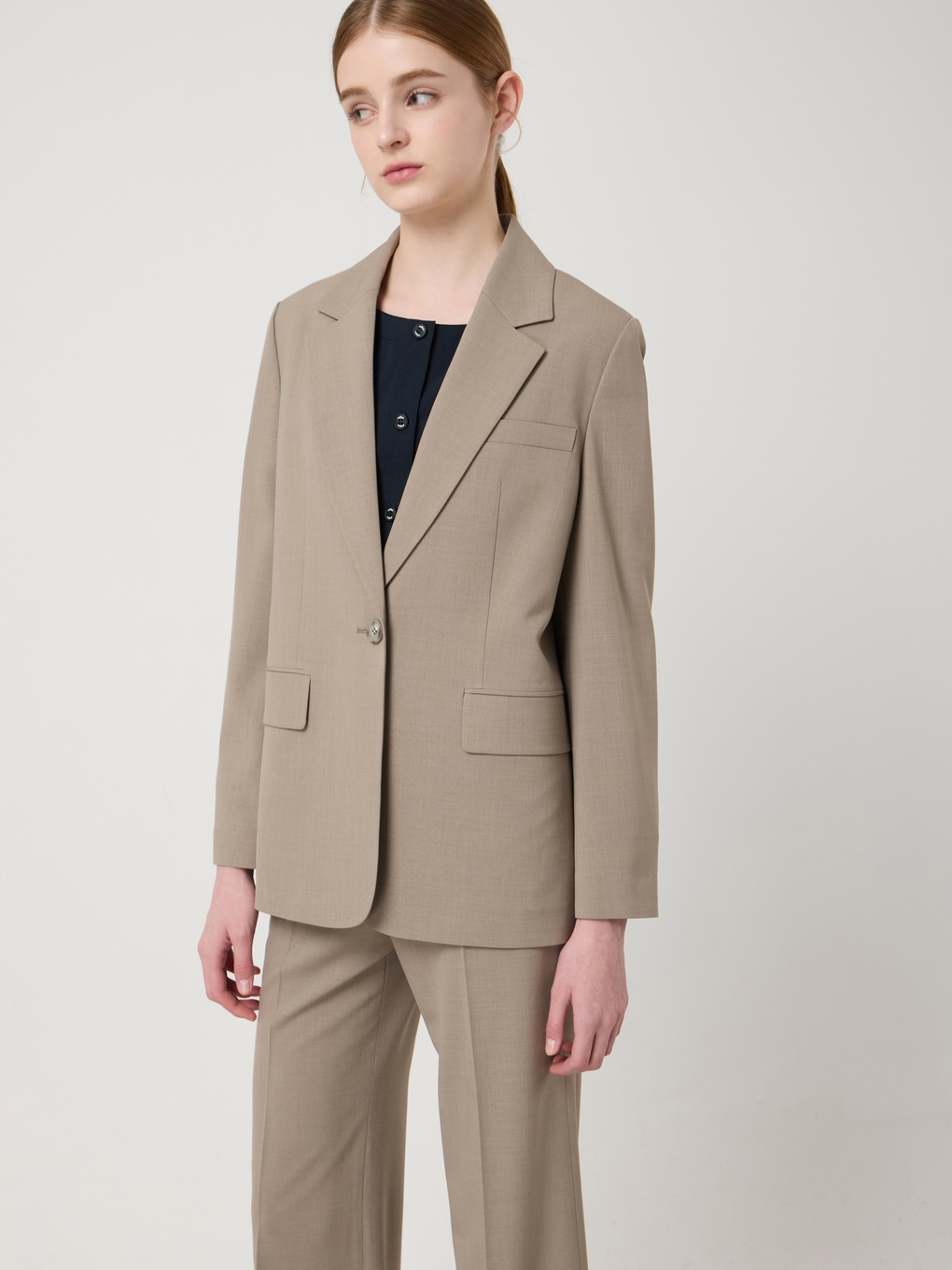 Suit Set Basic Single Jacket