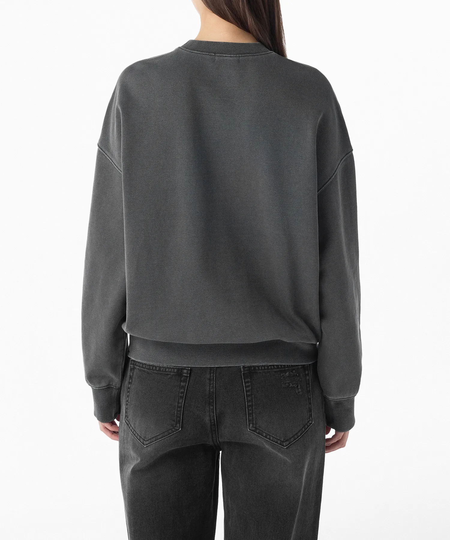 V-neck Sweatshirt Charcoal