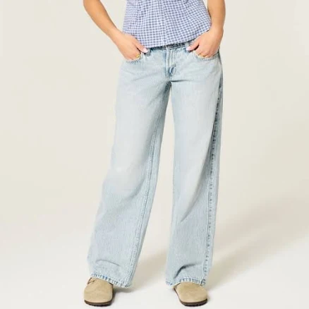 Hollister Women's Low-Rise Baggy Jeans