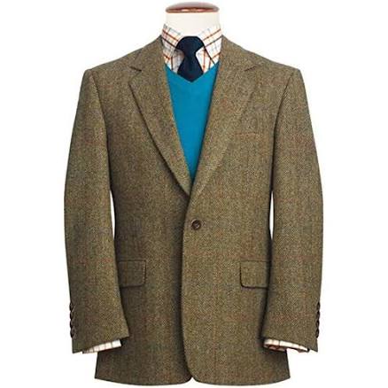 Mens Harris Tweed Classic Fit Jacket - StromayMens Harris Tweed Classic Fit Jacket - Stromay