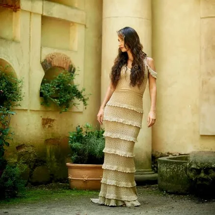 Kalia Dress Crochet PDF Pattern (English, Polish)