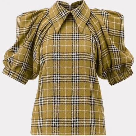 Designer Blouse with Voluminous Sleeves