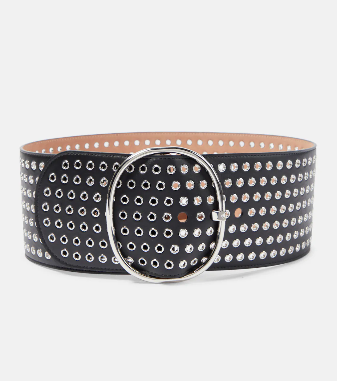 Embellished Leather Belt