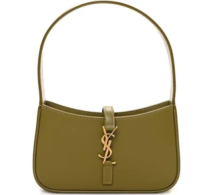 SAINT LAURENT Le 5 a 7 Leather hobo Mini Bag