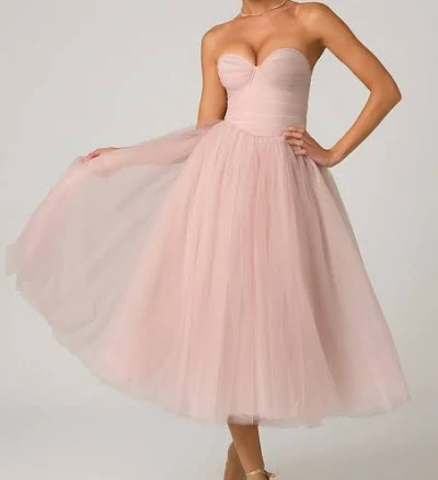 Oh Polly Cindy Strapless Midaxi Dress