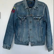 Saint Laurent Distressed Denim Classic Jacket, Rare Hedi Slimane SS2016