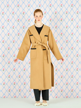 Sailor Collar Handmade Coat