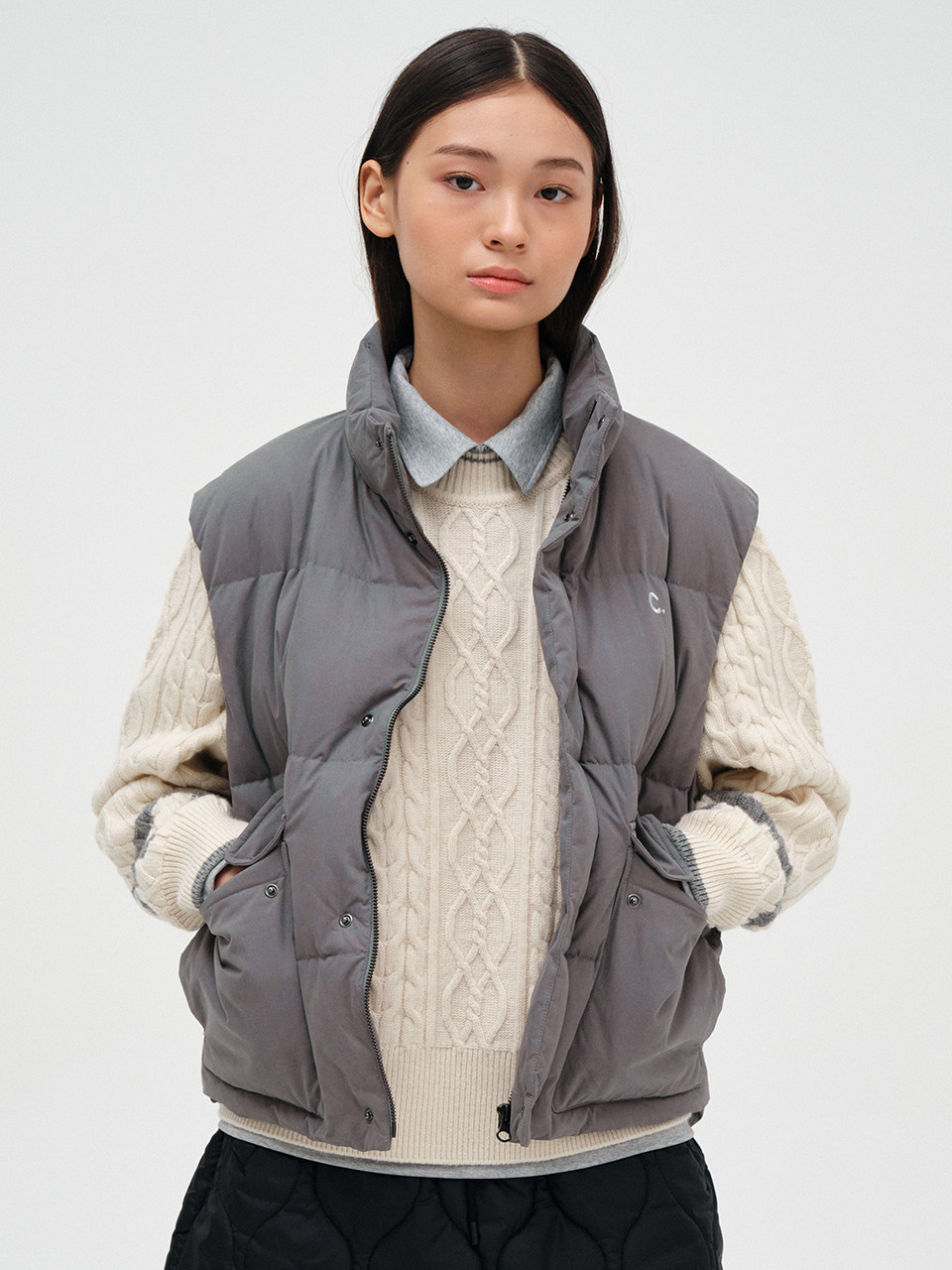 Pocket Down Vest