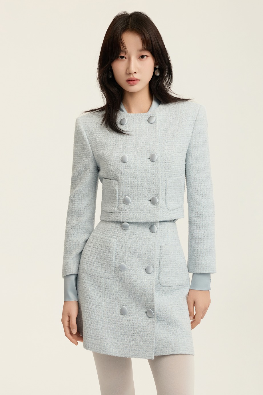 Tweed Double Crop Jacket