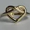 Pretzel Heart Ring