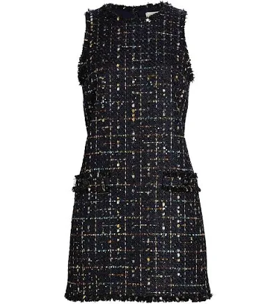 L'AGENCE Women's Florian Tweed Shift Dress