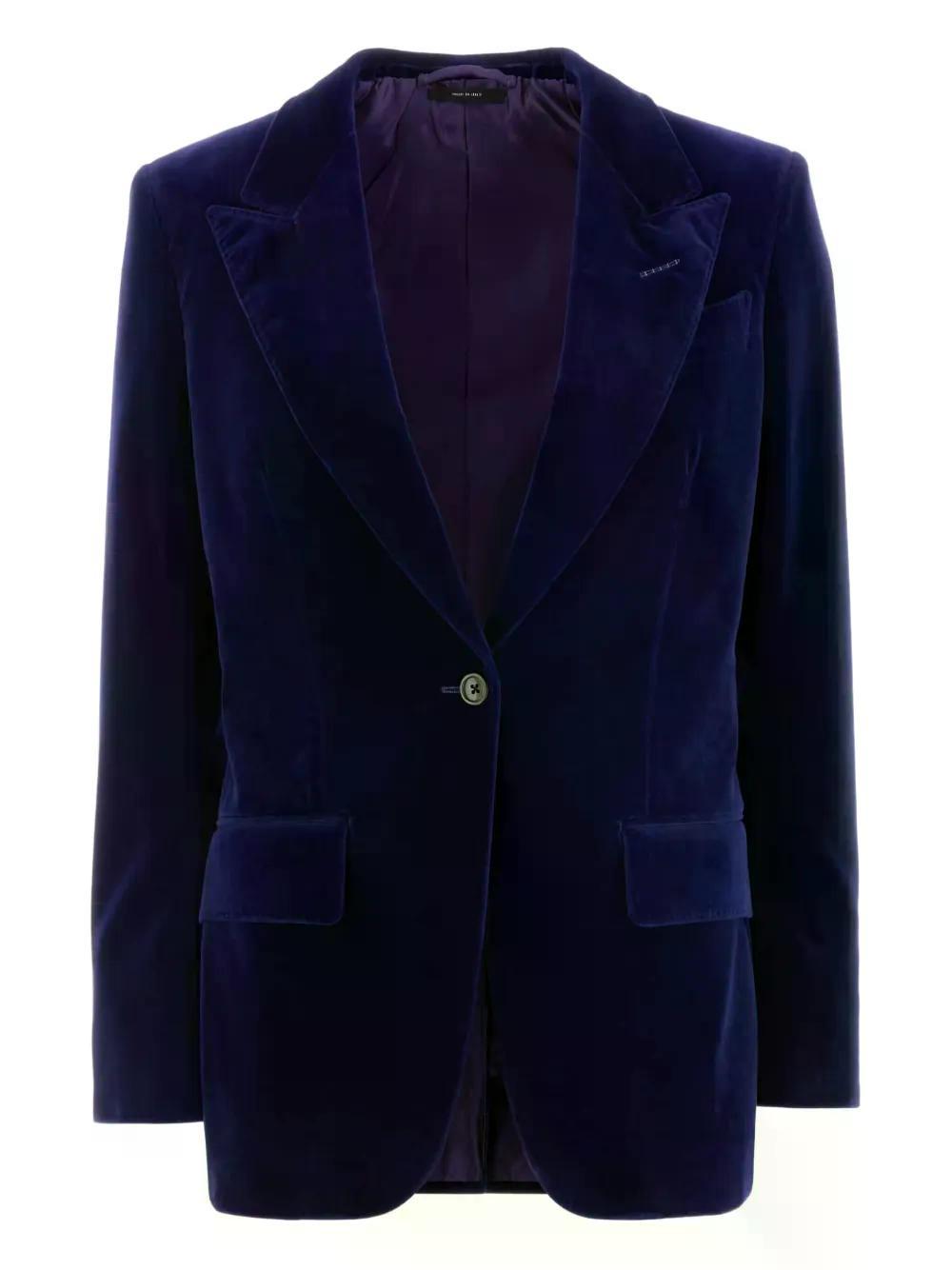 Cotton-velvet Blazer
