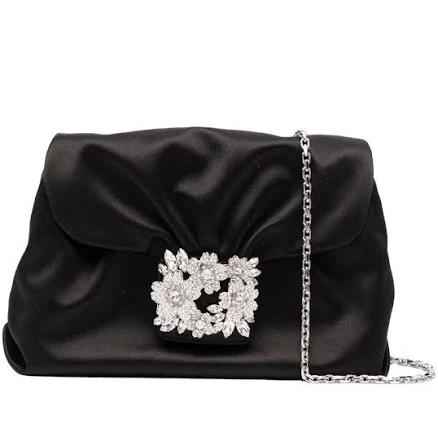 Roger Vivier Rv Bouquet Satin Clutch - Multicolor