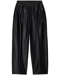 satin track pants