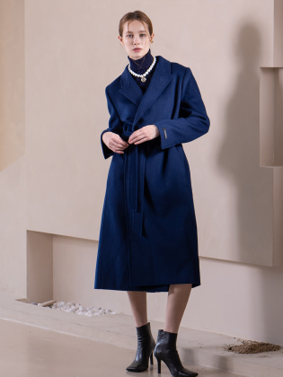 Belt Detailed Wrap Coat