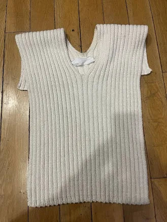 Maison Martin Margiela Miss Deanna Ss98 “flat" Knit Top Bolero