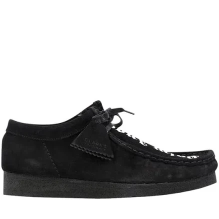 Clarks Palm Angels X Fringed Wallabee Moccasin - Black