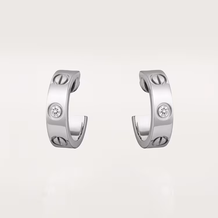 LOVE Earring, 2 Diamonds (B8022800)
