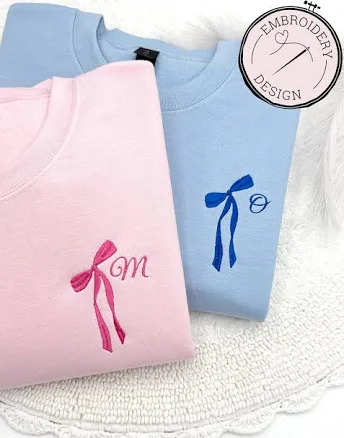 Personalized Embroidered Dainty Pocket Sweatshirt