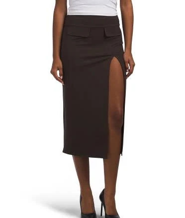 slit pocket skirt