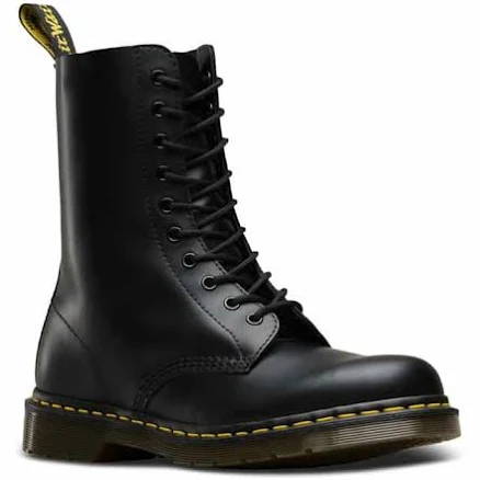 Dr. Martens 1490 Black Smooth 10-Eye Boot