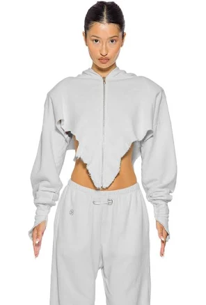 V-Cut Zip-Up HOODIE