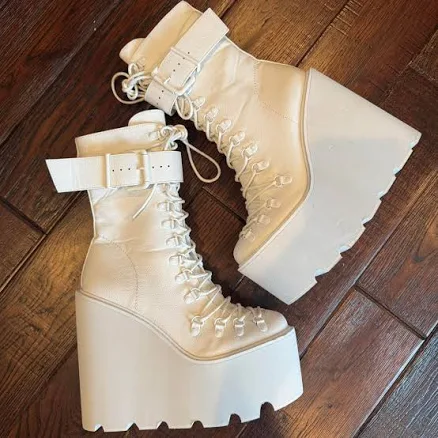 Club Exx Lace Up Platform Boots