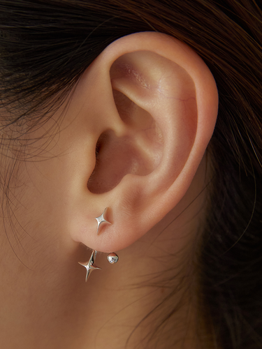 Square Hoop Earring Gold