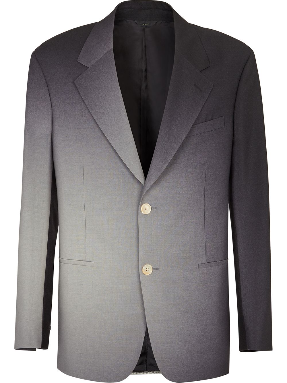 Ombré Print Wool Blazer