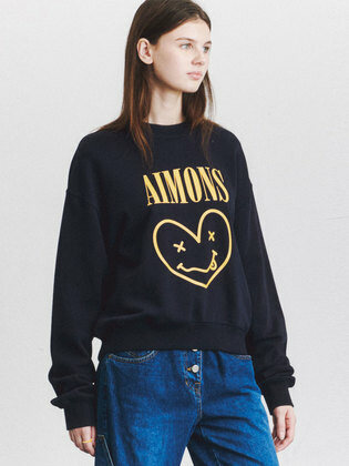 Smile Aimons Navy Sweat Shirt