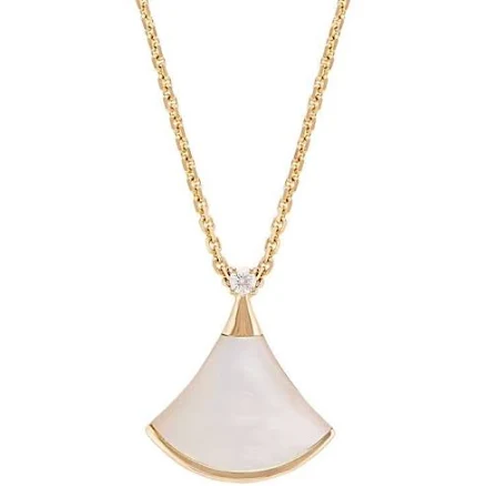 Bulgari Women's Divas' Dream 18K Rose Gold Mother-Of-Pearl and Diamond Necklace